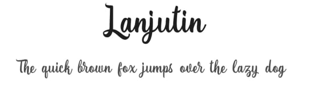 Lanjutin by Jroh Creative — Script Handwritten Font