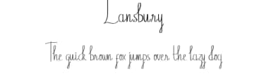 Lansbury by Edric Studio — Script Handwritten Font — thumbnail 1