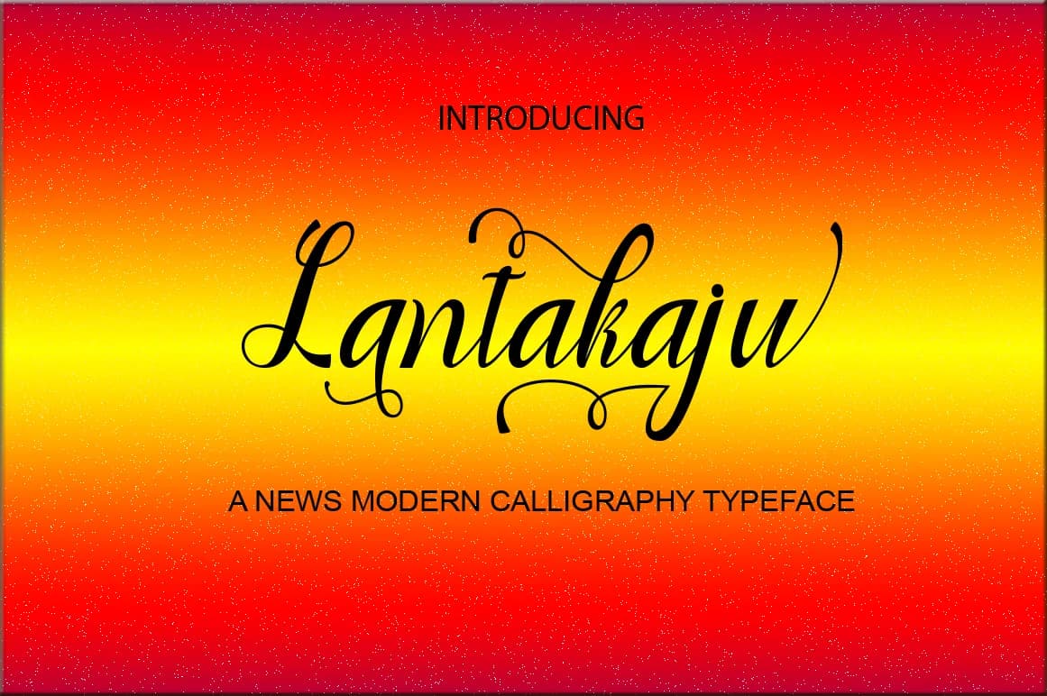 Lantakaju Font by Imun Studio — Script Handwritten Font