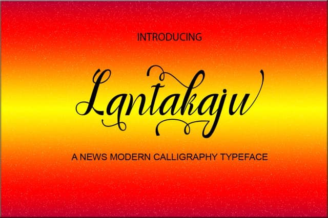 Lantakaju Font by Imun Studio — Script Handwritten Font