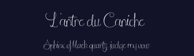 L'antre du Caniche by Maelle.K | Thomas Boucherie — Script Handwritten Font — thumbnail 2