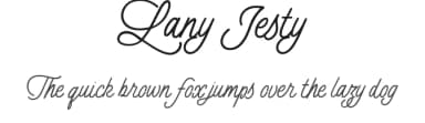 Lany Jesty by Maulana Creative — Script Handwritten Font — thumbnail 1