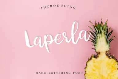 Laperla Font by Pasha Larin — Script Handwritten Font — thumbnail 1
