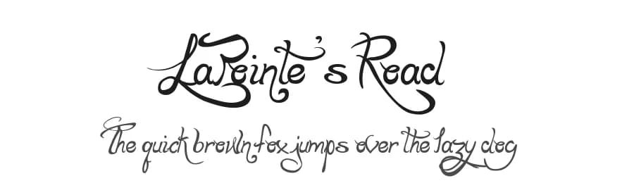 LaPointe's Road by Albertine Nerevan — Script Handwritten Font