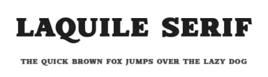 Laquile Serif by Edignwn Type — Serif Font — thumbnail 1