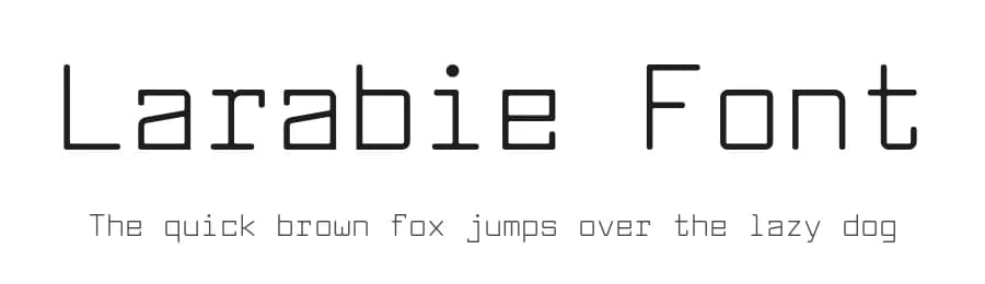 Larabie Font by Typodermic Fonts — Sans Serif Font