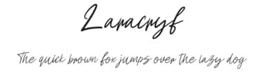 Laracryf by Creatype Studio — Script Handwritten Font — thumbnail 1