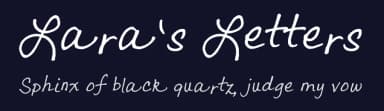 Lara's Letters by FontPanda — Script Handwritten Font — thumbnail 2