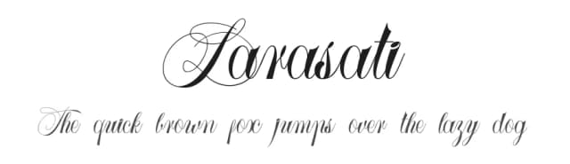 Larasati by Angin Studio — Script Handwritten Font