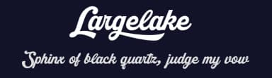 Largelake by Måns Grebäck — Script Handwritten Font — thumbnail 2