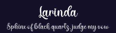 Larinda by Letter Art Studio — Script Handwritten Font — thumbnail 2
