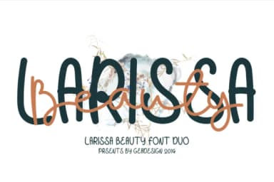 Larissa Beauty Font by geadesign — Script Handwritten Font — thumbnail 1