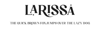 Larissa by Graphicxell — Serif Font — thumbnail 1