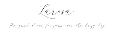 Larosa by Beningtype by. Letteratom — Script Handwritten Font — thumbnail 1