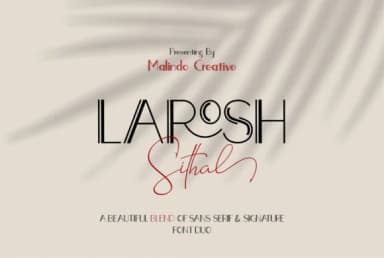 Larosh Sithal Duo Font by Malindo Creative — Script Handwritten Font — thumbnail 1