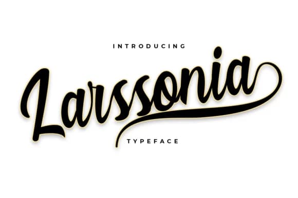 Larssonia Font by Analogous — Script Handwritten Font