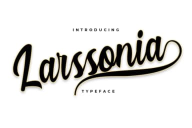 Larssonia Font by Analogous — Script Handwritten Font — thumbnail 1