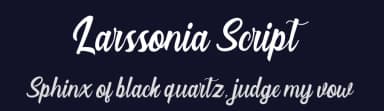 Larssonia Script by Analogous Studio — Script Handwritten Font — thumbnail 2