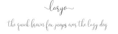 Laryo by Nirmana Visual — Script Handwritten Font — thumbnail 1