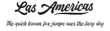 Las Americas by Måns Grebäck — Script Handwritten Font — thumbnail 1