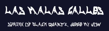 Las Malas Calles by Woodcutter — Script Handwritten Font — thumbnail 2