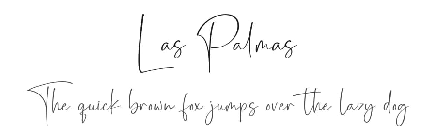 Las Palmas by Dav studio — Script Handwritten Font