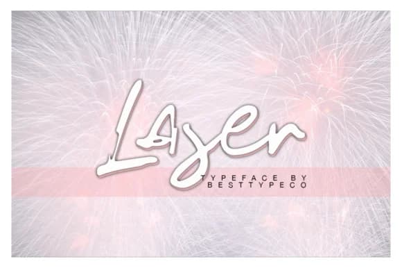 Laser Font by BennyDesigns — Script Handwritten Font