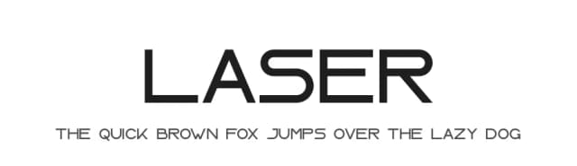 Laser by Linecreative — Sans Serif Font