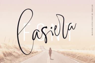 Lasiera Script Font by inkyjar — Script Handwritten Font — thumbnail 1