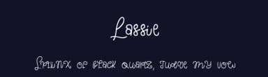 Lassie by Mariyana — Script Handwritten Font — thumbnail 2