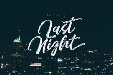 Last Night Font by Olexstudio — Script Handwritten Font — thumbnail 1