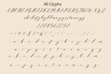 Last Night Script Font by Amarlettering — Script Handwritten Font — thumbnail 3