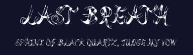 Last Breath by JSH creates — Script Handwritten Font — thumbnail 2