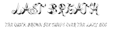 Last Breath by JSH creates — Script Handwritten Font — thumbnail 1