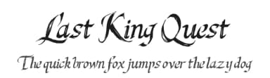 Last King Quest by imagex — Script Handwritten Font — thumbnail 1