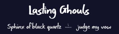 Lasting Ghouls by JSH creates — Script Handwritten Font — thumbnail 2
