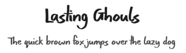 Lasting Ghouls by JSH creates — Script Handwritten Font — thumbnail 1