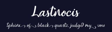 Lastnocis by Green Adventure Studio — Script Handwritten Font — thumbnail 2