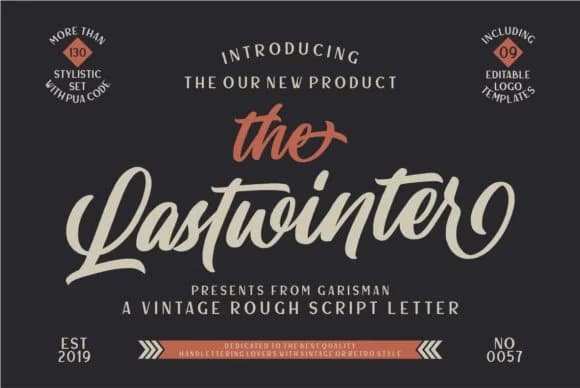 Lastwinter Font by Garisman Studio — Script Handwritten Font
