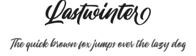 Lastwinter by Garisman Studio — Script Handwritten Font — thumbnail 1