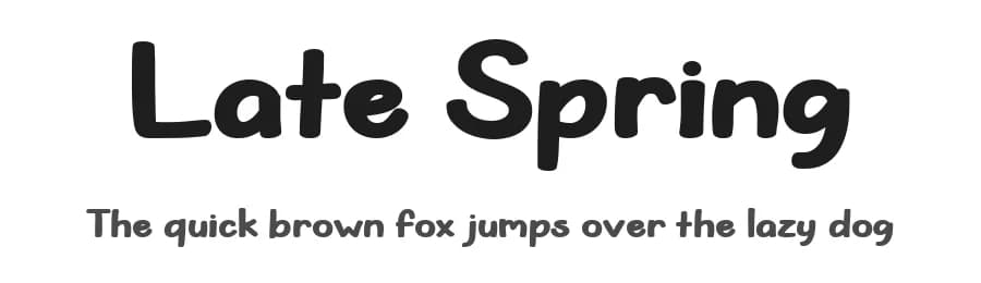 Late Spring by Misti's Fonts — Script Handwritten Font