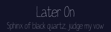 Later On by Ace Fonts — Script Handwritten Font — thumbnail 2
