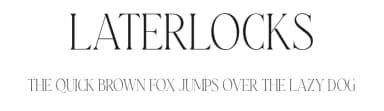 Laterlocks by Letterhend Studio — Serif Font — thumbnail 1