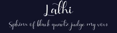 Lathi by AEN Creative Studio — Script Handwritten Font — thumbnail 2