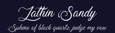 Lathin Sandy by Rizal Studio — Script Handwritten Font — thumbnail 2