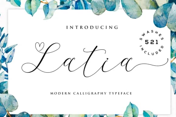 Latia Script Font by fanastudio — Script Handwritten Font