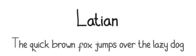 Latian by diaspora yeri — Script Handwritten Font — thumbnail 1