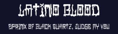 Latino Blood by Woodcutter — Script Handwritten Font — thumbnail 2