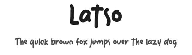 Latso by Mocha Frappuccino — Script Handwritten Font