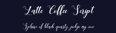 Latte Coffee Script by Analogous Studio — Script Handwritten Font — thumbnail 2